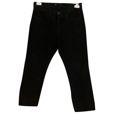 Pre-owned 3x1 Straight Jeans In Black
