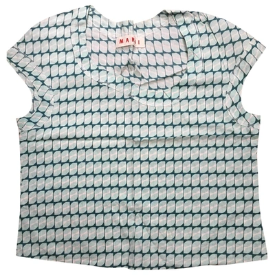Pre-owned Marni Shirt In Turquoise