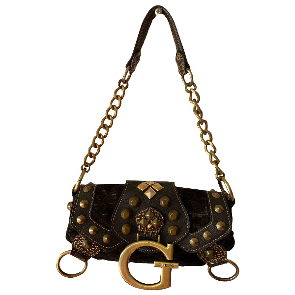 guess velvet bag