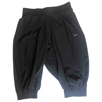 Pre-owned Nike Black Viscose Shorts