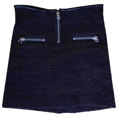 Pre-owned Isabel Marant Étoile Wool Mini Skirt In Burgundy