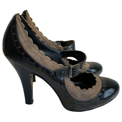 Pre-owned Ash Patent Leather Heels In Black