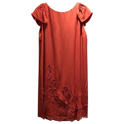 Pre-owned Blumarine Silk Mid-length Dress In Other