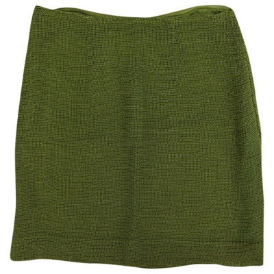 Pre-owned Marc Cain Mini Skirt In Green