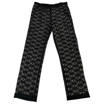 Pre-owned Sea New York Straight Trousers In Black