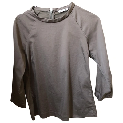 Pre-owned Caliban Brown Cotton Top