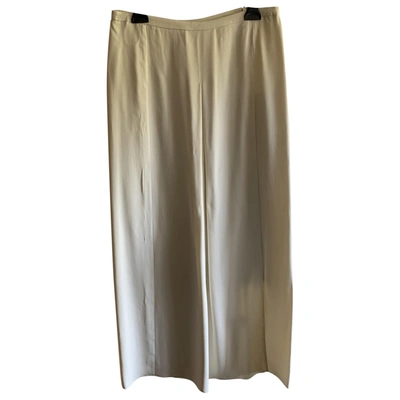 Pre-owned Forte Forte Maxi Skirt In Beige