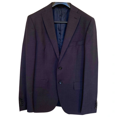 Pre-owned Tonello Blue Wool Suits