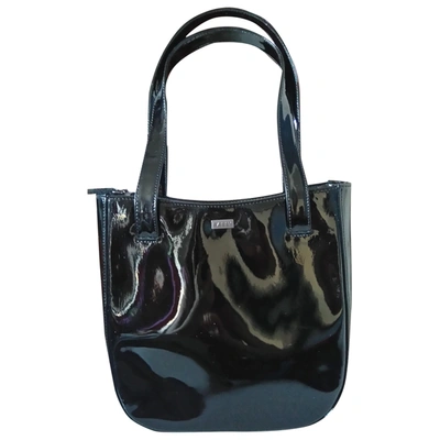 Pre-owned Bally Patent Leather Handbag In Black