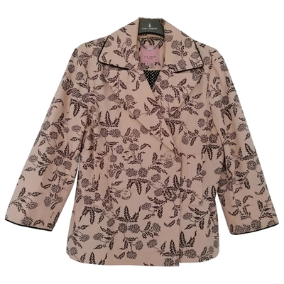 Pre-owned Ted Baker Pink Cotton Jacket