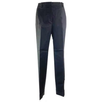 Pre-owned Dior Straight Trousers In Black