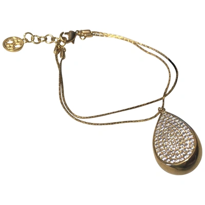 Pre-owned Carolina Herrera Gold Gold Plated Bracelet