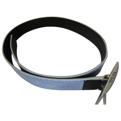 Pre-owned Paul Smith Leather Belt In Blue