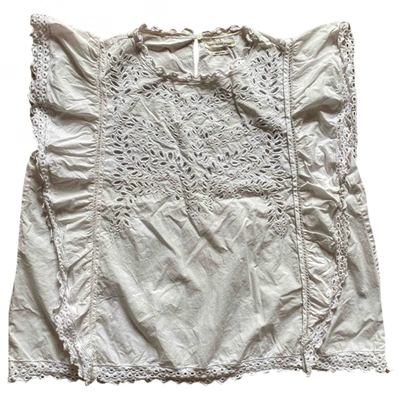 Pre-owned Isabel Marant Étoile White Cotton Top