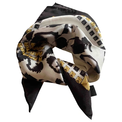 Pre-owned Just Cavalli Silk Neckerchief In Other
