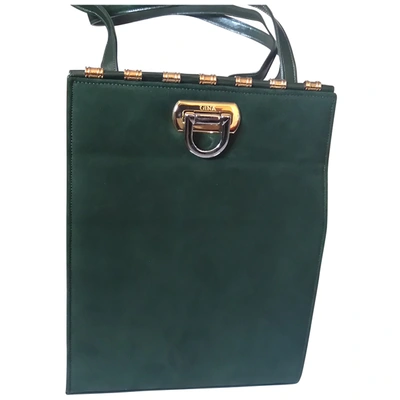 Pre-owned Gina Handbag In Green