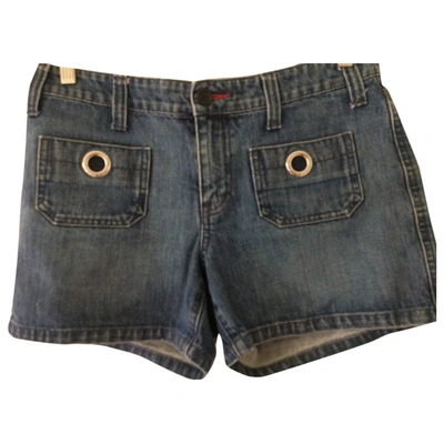 Pre-owned Tommy Hilfiger Blue Denim - Jeans Shorts
