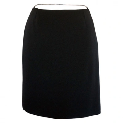 Pre-owned Versus Mini Skirt In Black