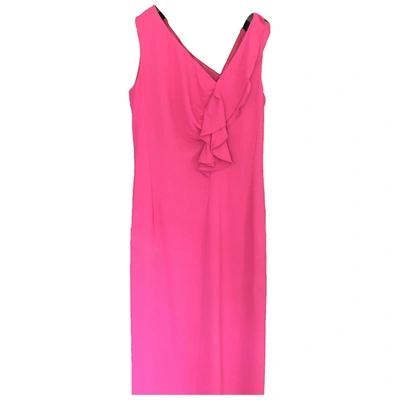 Pre-owned Valentino Maxi Dress In Pink