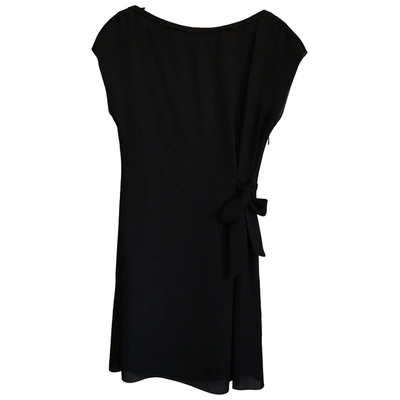 Pre-owned Reiss Mid-length Dress In Black