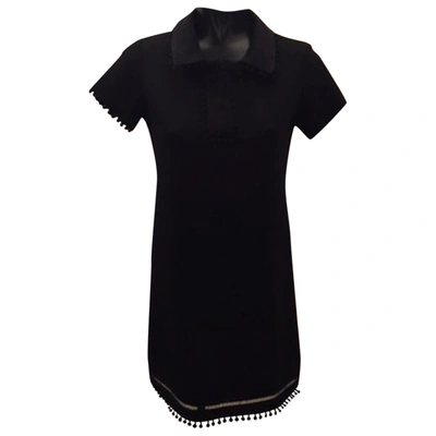 Pre-owned Bally Mini Dress In Black