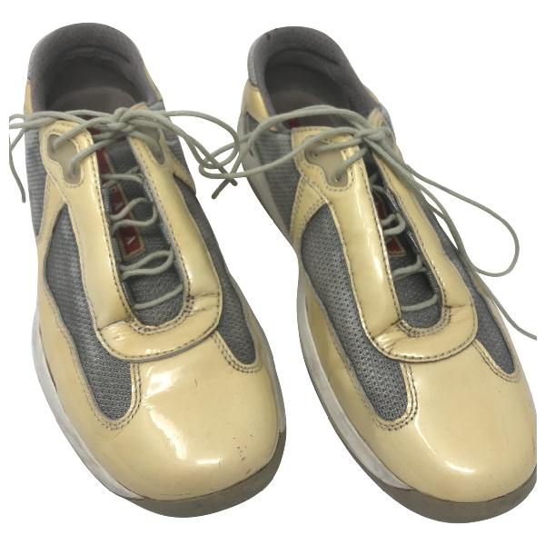 prada beige trainers
