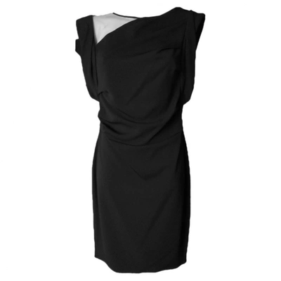 Pre-owned Hoss Intropia Mid-length Dress In Black