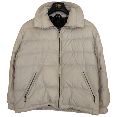 Pre-owned Geospirit Puffer In White