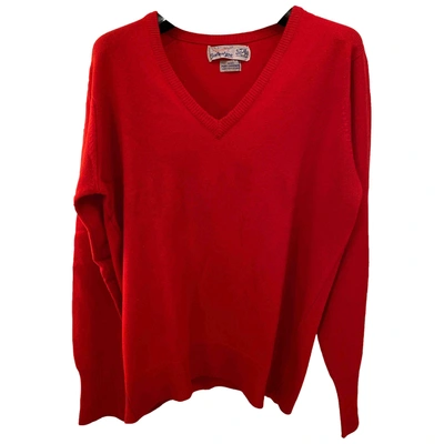 Pre-owned Ballantyne Cashmere Jumper In Red
