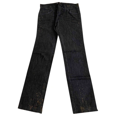 Pre-owned Dolce & Gabbana Navy Cotton Jeans