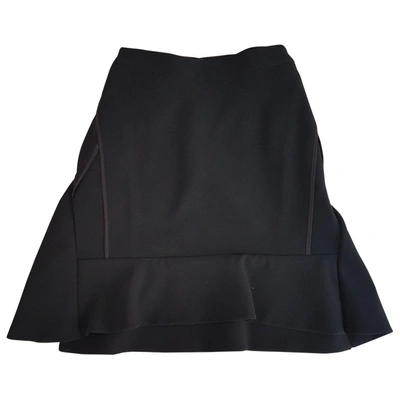 Pre-owned Celine Mini Skirt In Black
