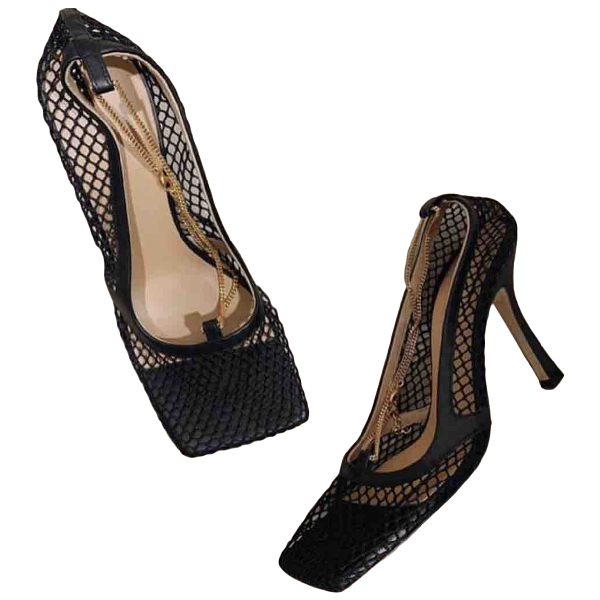 bottega veneta stretch mesh sandals