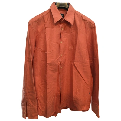 Pre-owned Hugo Boss Shirt In Orange