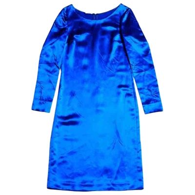 Pre-owned Miu Miu Mid-length Dress In Blue