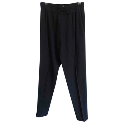 Pre-owned Isabel Marant Slim Trousers In Blue
