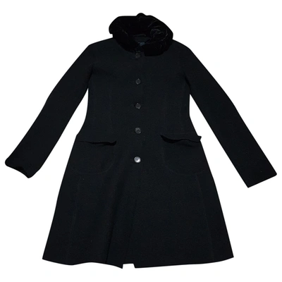 Pre-owned Aspesi Black Wool Coat