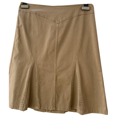 Pre-owned Marc Jacobs Mid-length Skirt In Camel