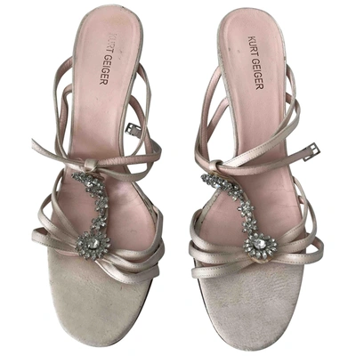 Pre-owned Kurt Geiger Leather Sandal In Pink