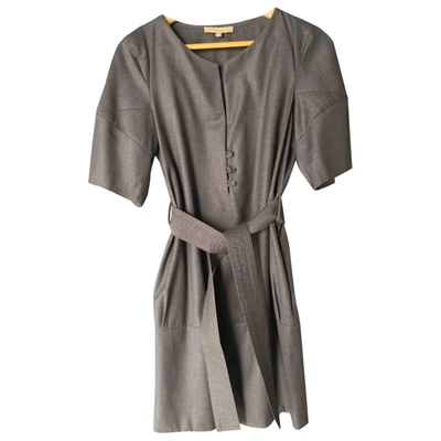 Pre-owned Sandro Mid-length Dress In Grey