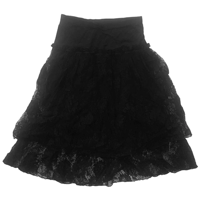 Pre-owned La Perla Mid-length Skirt In Black