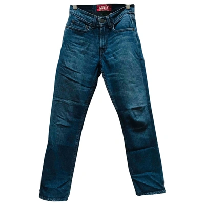 Pre-owned Levi's Slim Jeans In Blue