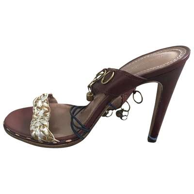 Pre-owned Vanessa Bruno Leather Sandal In Purple