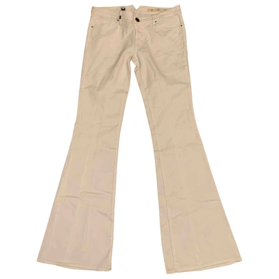 Pre-owned M Missoni White Cotton - Elasthane Jeans