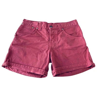 Pre-owned Dondup Pink Denim - Jeans Shorts