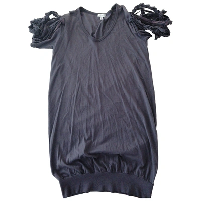 Pre-owned Clu Mid-length Dress In Anthracite