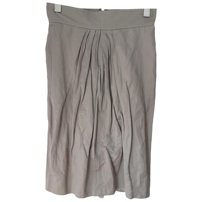 Pre-owned Alberta Ferretti Mid-length Skirt In Grey