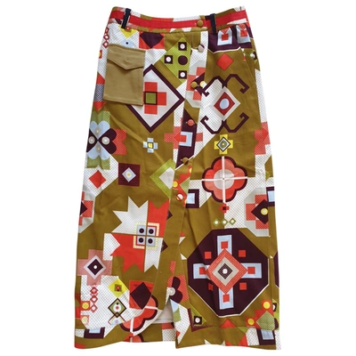 Pre-owned Ostwald Helgason Mid-length Skirt In Multicolour