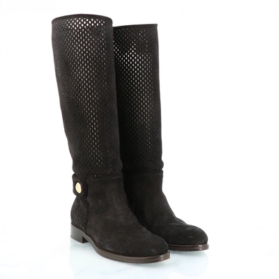 Pre-owned Louis Vuitton Boots In Black
