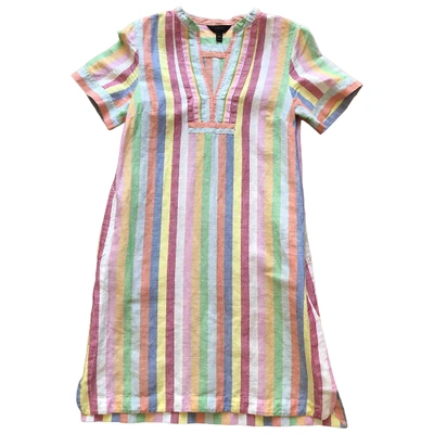 Pre-owned Jcrew Multicolour Linen Dress