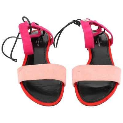 Pre-owned Louis Vuitton Sandals In Pink